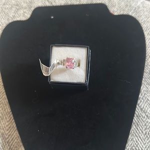 Pink CZ ring- size 7